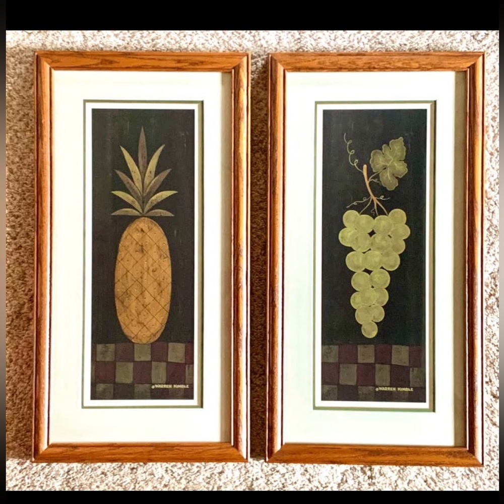 Oak-Framed Art by Warren Kimble (Set of 2)